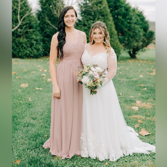 Yara Azazie Bridesmaid Dress • Worn 1X, Like New - Picture 5 of 6